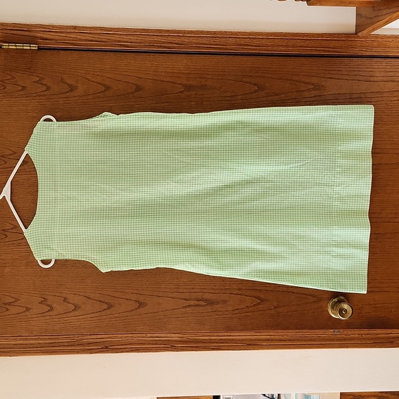 Misses vintage handmade gingham dress: 38 " bust appr size 10 - Picture 4 of 6